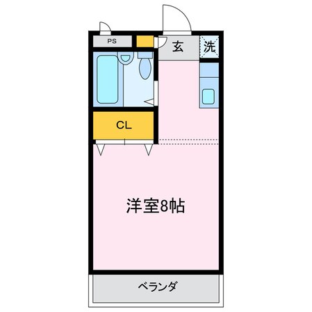 ロランジュＡの物件間取画像